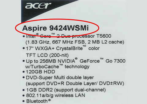 comment connaitre le modele de son ordinateur portable